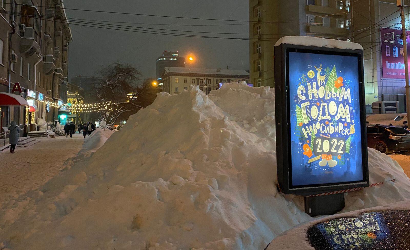 Фото Снежный коллапс в Новосибирске: день второй 4